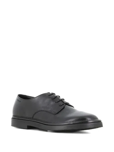 Alexander Hotto Lace-up Derby Shoes In Black