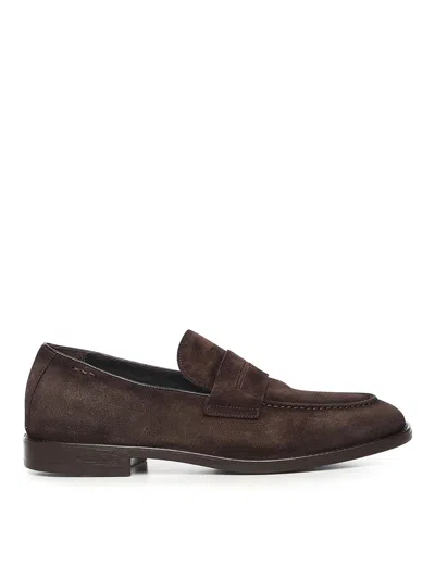 Alexander Hotto Leather Loafers In Brown