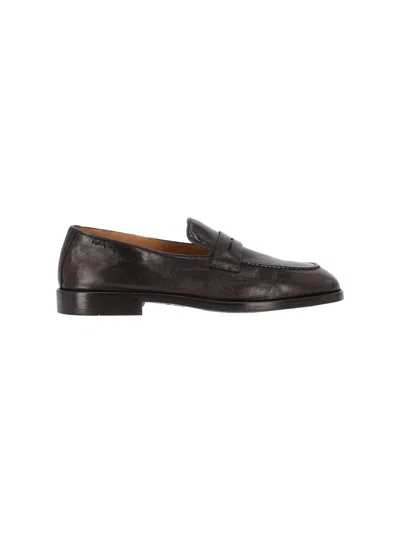 Alexander Hotto Leather Loafers In Multi