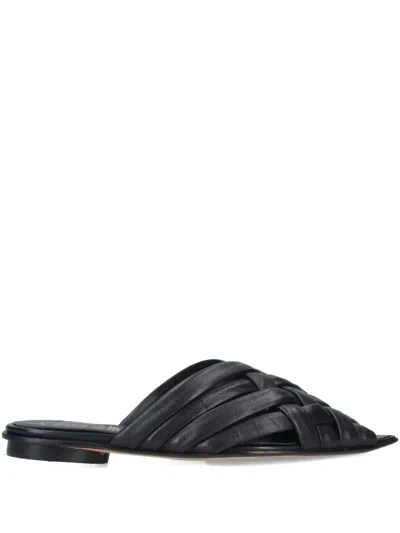 ALEXANDER HOTTO LEATHER SANDALS