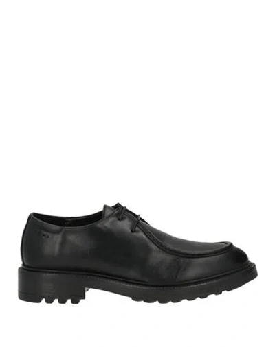 Alexander Hotto Man Lace-up Shoes Black Size 7 Leather