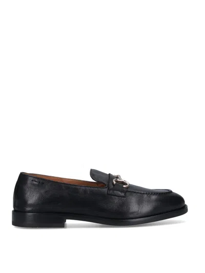 Alexander Hotto Moccasins With Clamp In Black