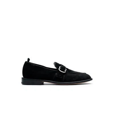 Alexander Hotto Mocasino Man  Sensory Black Sued