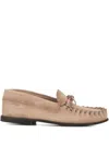 Alexander Hotto Moccasin-style Loafers In Neutrals