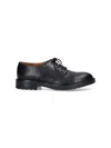 Alexander Hotto Polished Black Leather Lace-up Shoes With Refined Detailing In Black