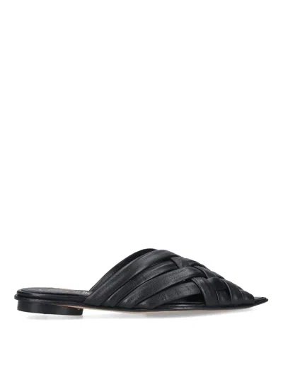 Alexander Hotto Incrupted Lamb Leather Sandals
