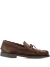 Alexander Hotto Suede Moccasin Loafers In 褐色