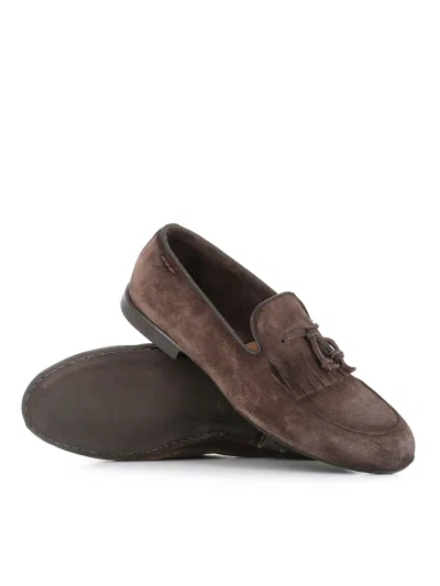 Alexander Hotto Tassel Loafer 69029 In Brown
