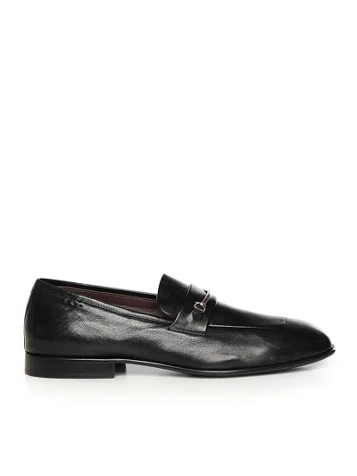 Alexander Hotto Tequila Leather Loafers In Black