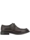 Alexander Hotto Tumbled Hand-stitched Derby Shoes In Brown