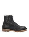 Alexander Hotto Woman Ankle Boots Black Size 11 Leather In Black
