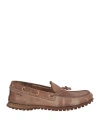 Alexander Hotto Woman Loafers Brown Size 7.5 Leather