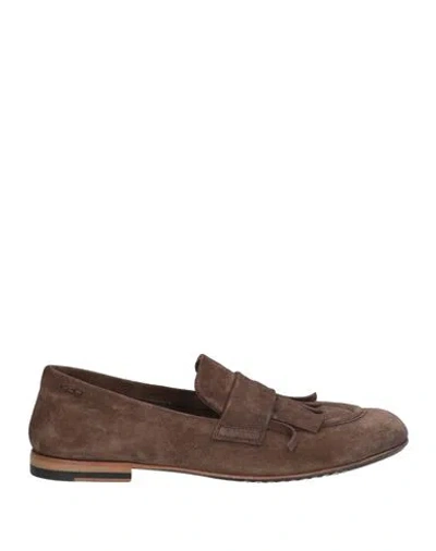 Alexander Hotto Woman Loafers Taupe Size 11 Leather