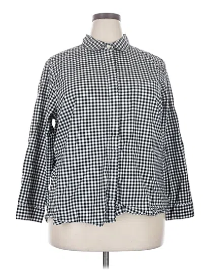 Pre-owned Alexander Jordan Long Sleeve Button Down Shirt In Black