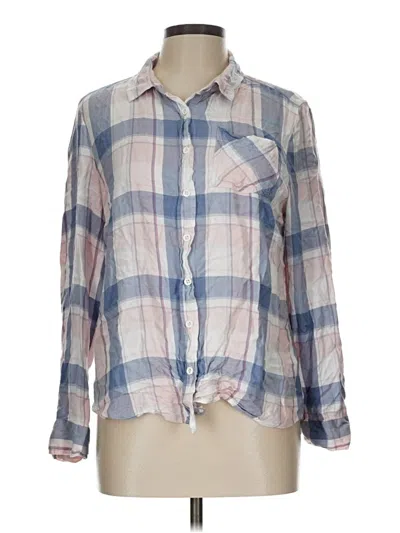 Pre-owned Alexander Jordan Long Sleeve Button Down Shirt In Blue