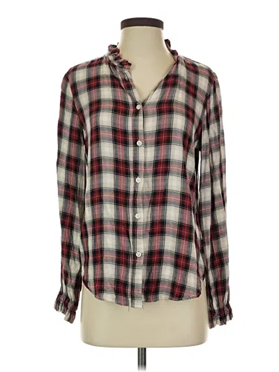 Pre-owned Alexander Jordan Long Sleeve Button Down Shirt In Ivory