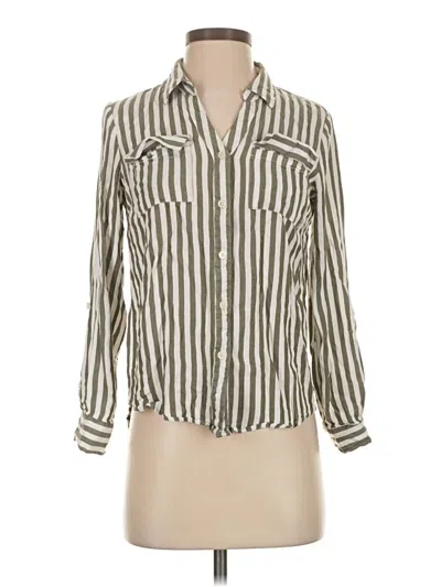 Pre-owned Alexander Jordan Long Sleeve Button Down Shirt In Ivory