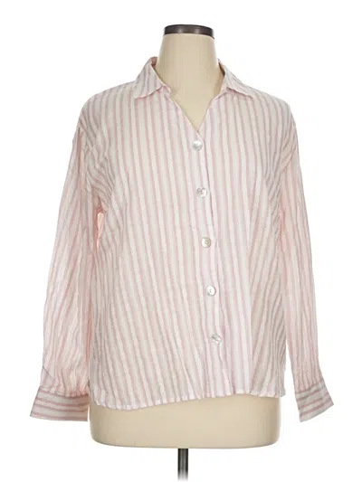 Pre-owned Alexander Jordan Long Sleeve Button Down Shirt In Pink