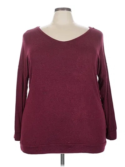 Pre-owned Alexander Jordan Pullover Sweater In Burgundy