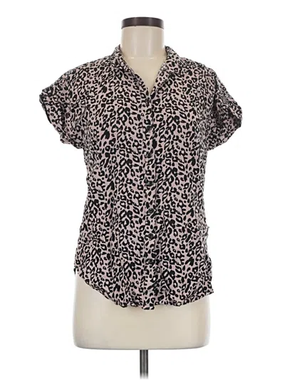 Pre-owned Alexander Jordan Short Sleeve Blouse In Pink