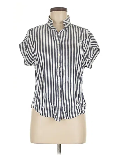 Pre-owned Alexander Jordan Short Sleeve Button Down Shirt In Blue