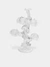 Alexander Kirkeby Hand-blown Crystal Candlestick In Transparent