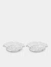 Alexander Kirkeby Hand-blown Crystal Dessert Bowls (set Of 2) In Transparent