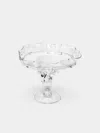 Alexander Kirkeby Hand-blown Crystal Footed Fruit Bowl