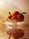 Alexander Kirkeby Hand-blown Crystal Large Fruit Bowl In Transparent