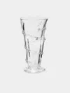 Alexander Kirkeby Hand-blown Crystal Vase  Abask Luxury Gift In  Clear