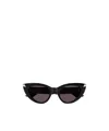 Alexander Mcqueen Punk Rivet Cat-eye Sunglasses In Black
