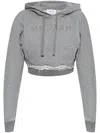 Alexander Mcqueen Logo Embroidered Hooded Sweatshirt
