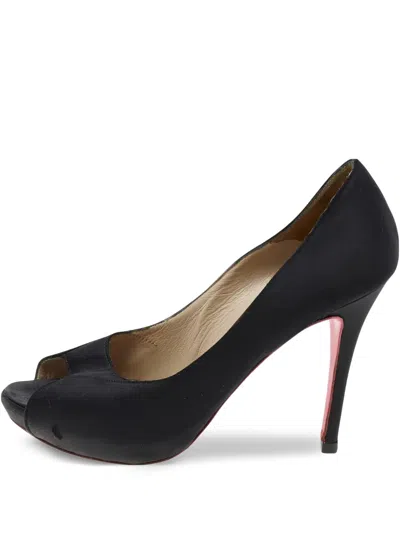 Pre-owned Alexander Mcqueen 100mm Peep-toe Pumps