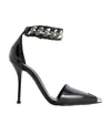 Alexander Mcqueen Punk Pumps In Black