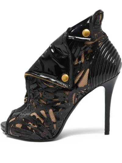 Pre-owned Alexander Mcqueen 115mm Leather Boots