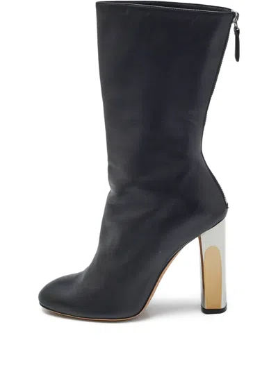 Pre-owned Alexander Mcqueen 115mm Leather Boots