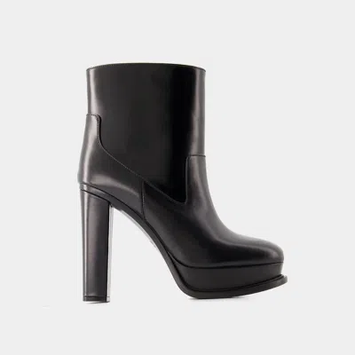 ALEXANDER MCQUEEN ALEXANDER MCQUEEN 120 MM ANKLE BOOTS