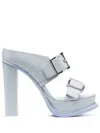 Alexander Mcqueen Sandals In Blau