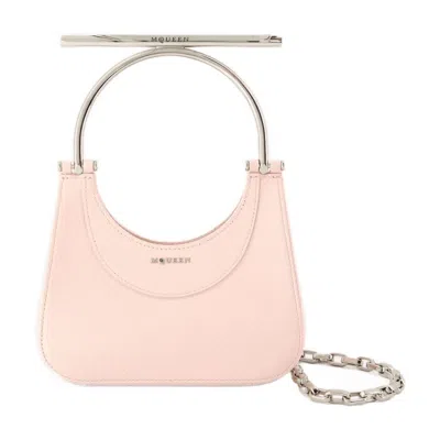 Alexander Mcqueen Mini Cross Bar Purse Alexander Mc Queen Leather Pink
