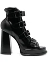 Alexander Mcqueen Stiefeletten Mit Plateau In Black