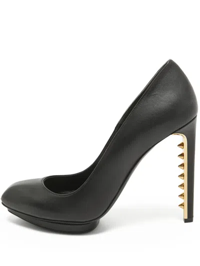 Pre-owned Alexander Mcqueen 130mm Spikes-detailed Pumps