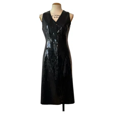 Pre-owned Alexander Mcqueen 1998 Joann Sequin Vest In Black