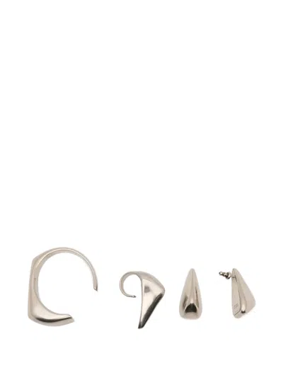 Pre-owned Alexander Mcqueen 2000s Jewellery Set (set Of Four) In Silver