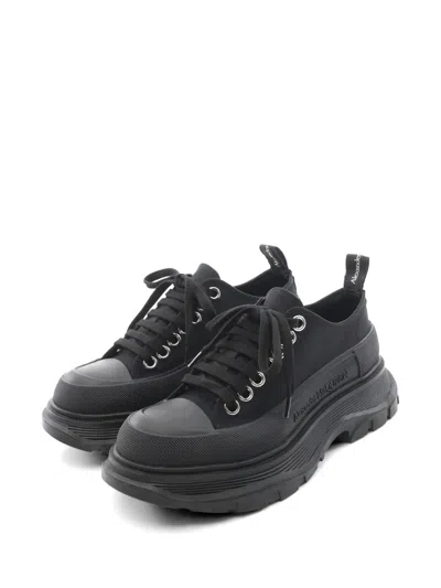 Pre-owned Alexander Mcqueen 2000s Tread Slick Sneakers In Black