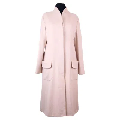 Pre-owned Alexander Mcqueen 2004 Cashmere Coat Jacket 42 It In Sand