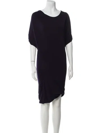 Pre-owned Alexander Mcqueen 2010 Long Dress In Purple