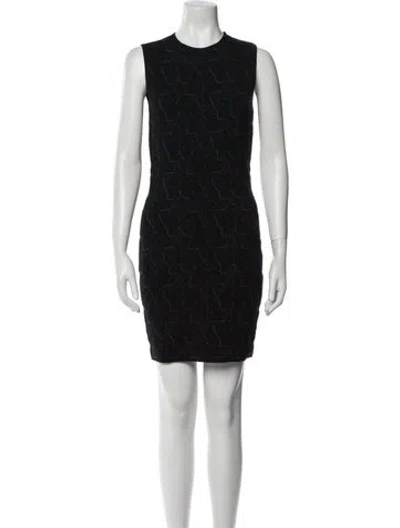 Pre-owned Alexander Mcqueen 2010's Mini Dress In Black