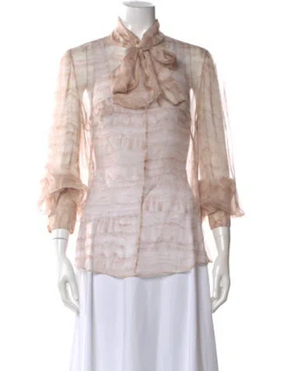 Pre-owned Alexander Mcqueen 2010's Printed Blouse In Multi