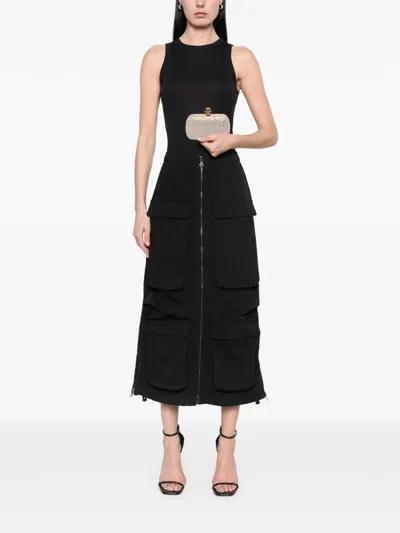 Pre-owned Alexander Mcqueen 2010-2026 Crystal Embellished Satin Skull Clutch Bag In Brown