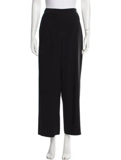 Pre-owned Alexander Mcqueen 2011 Wide Leg Pants In Black